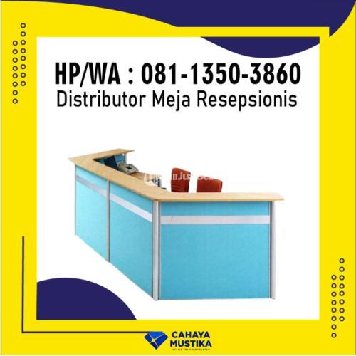 HP/WA : 081-1350-3860 - Distributor Meja Resepsionis Kantor Minimalis Surabaya