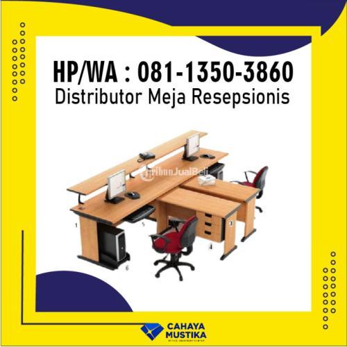 HP/WA : 081-1350-3860 - Distributor Meja Resepsionis Kantor Minimalis Surabaya