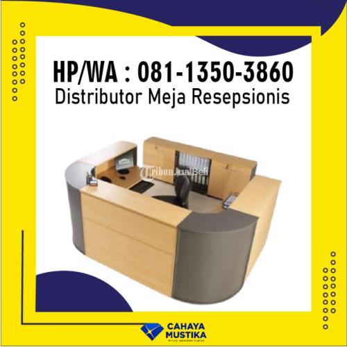 HP/WA : 081-1350-3860 - Distributor Meja Resepsionis Kantor Minimalis Surabaya