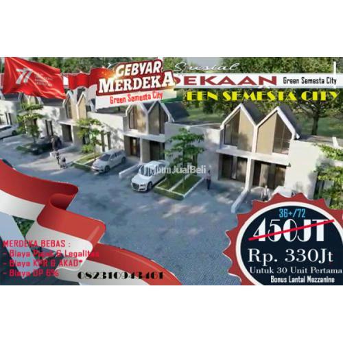 Promo Semangat Kemerdekaan Miliki Rumah Bebas Semua Biaya-Biaya - Bogor