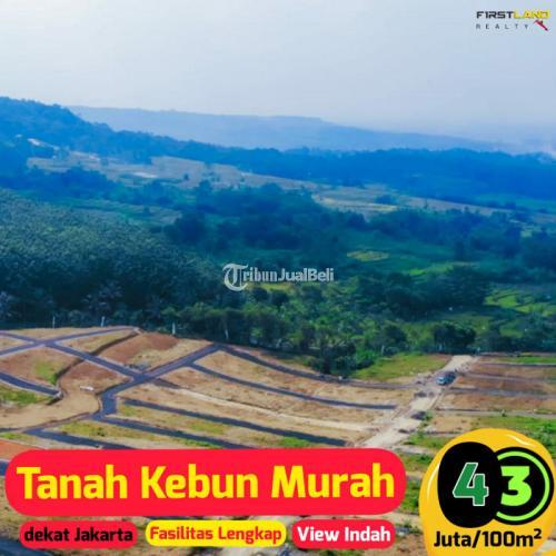Tanah Kavling Murah Bogor dekat Jalan Raya untuk Kebun, Villa Estetik, Investasi