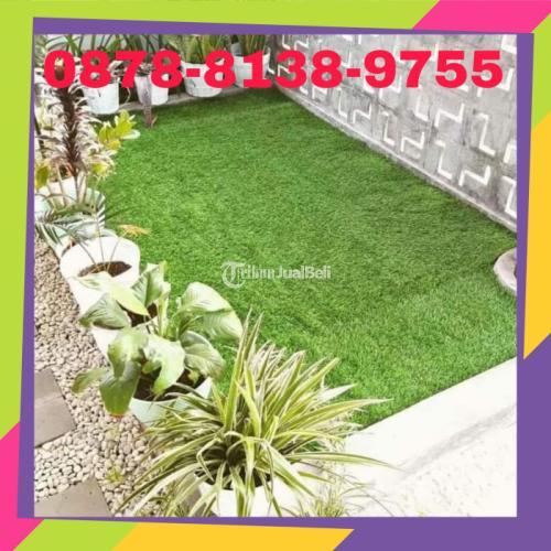 HARGA TERJANGKAU, Tlp 0878-8138-9755 Desain Taman Dengan Rumput Sintetis