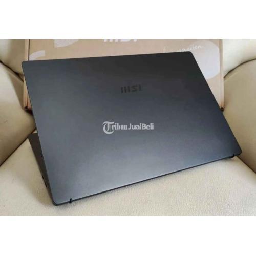 Laptop MSI Modern 14 Ryzen 5 5500U RAM 8 GB DDR4 SSD 512 GB Bekas Fullset Nominus - Jogja