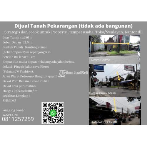 Tanah Pekarangan Strategis