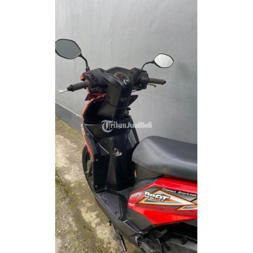 Motor Honda Beat Tahun 2013 Bekas Siap Pakai Warna Merah Pajak hiudp - Kebumen