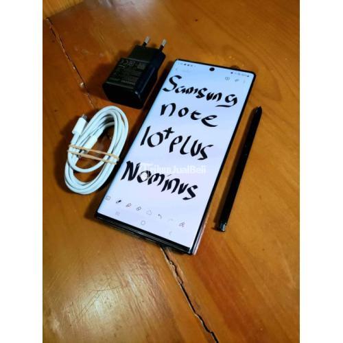 HP Samsung Note 10+ 12/256GB Bekas Mulus Nominus Segel Normal - Bekasi
