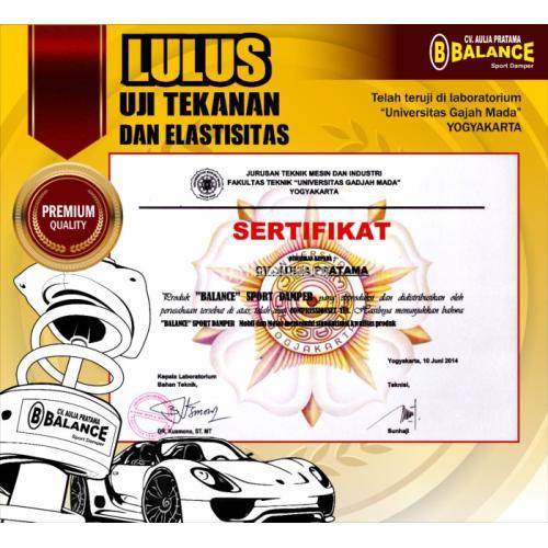 Mobil Nyaman di kondisi Jalan Apapun setelah Pasangkan Stabilizer Balance Damper, Garansi 2 Tahun - Palembang