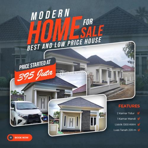 Rumah Siap Huni Dekat Bandara Internasional Supadio Pontianak Type 50 - Kubu Raya