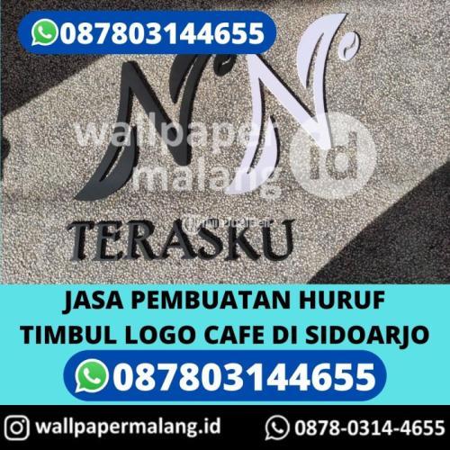 JASA PEMBUATAN HURUF TIMBUL LOGO CAFE DI SIDOARJO