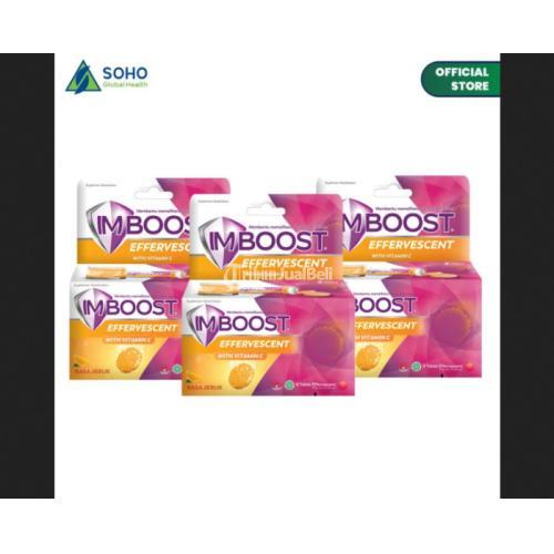 Imboost Effervescent With Vitamin C - 1 Tube @8 Tablet - Isi 3 Pack jmggroup.store