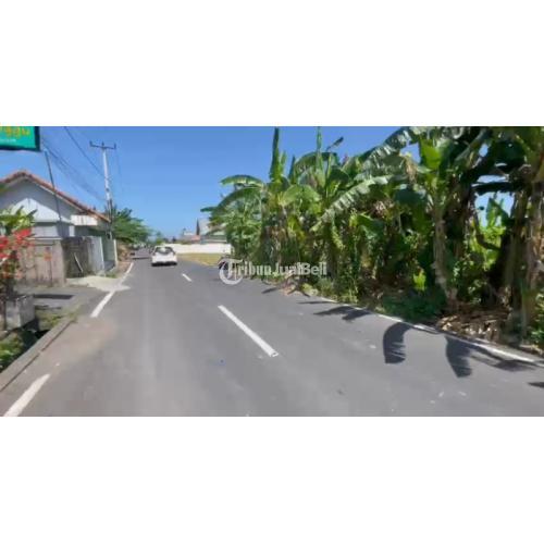 Tanah jalan raya padonan Canggu Bali view sawah