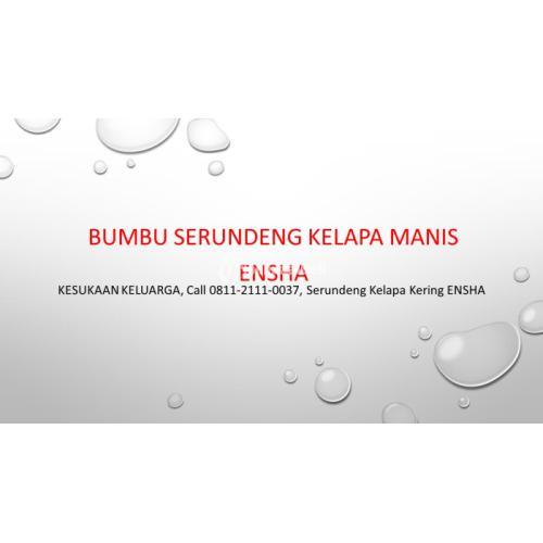 PENGOBAT RINDU, Call 0811-2111-0037, Kelapa Parut Digoreng ENSHA