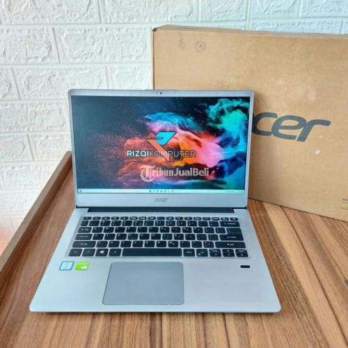 Laptop Acer Swift 3 SF314-54G Intel Core i5-8250 Ram 8GB SSD 256GB + Harddisk 1TB Bekas - Surabaya