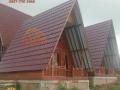Dijual Rumah Kayu Segitiga Minimalis - Palembang
