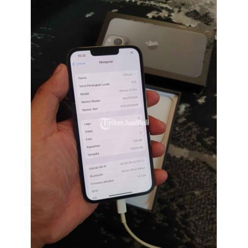 HP iPhone 13 Pro 128GB Bekas Resmi iBox Fullset Like New Garansi On di