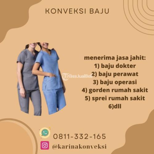TERBAIK!!! 0811-332-165, Konveksi baju murah baju casual dokter ,konveksi seragam pakaian dokter cov