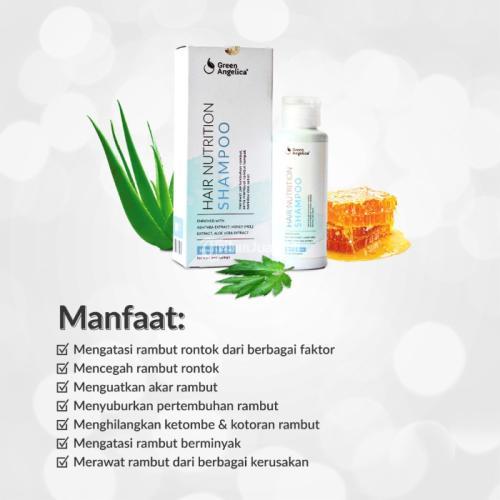 Kios Kosmetik Shampo Green Angelica Treatment Rambut Penumbuh Rambut Botak Akibat Rontok Parah Shampoo Penumbuh Rambut Rontok Shampoo Penghilang Ketombe Sampo Pelurus Rambut Permanen Shampo Anti Rontok Rambut