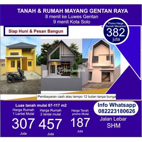 Rumah Mayang Gatak rumah solo Rumah gatak Sukoharjo tanah mayang gatak kavling mayang rumah gentan