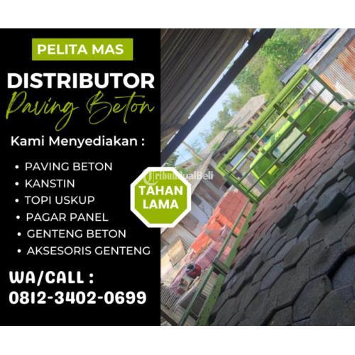 Pabrik paving block warna warni  - Bondowoso