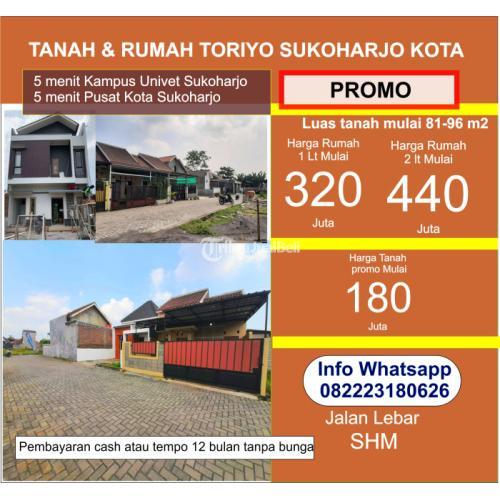 rumah sukoharjo kota tanah sukoharjo kavling sukoharjo rumah kota sukoharjo rumah toriyo tanahtoriyo