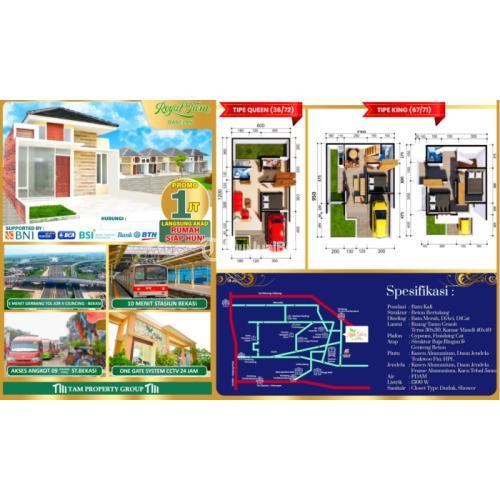 Dijual Rumah Cluster Design Scandinavian Siap Huni di Bebelan Dekat Akses Tol - Bekasi