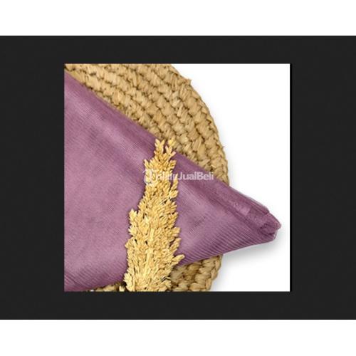 Kain Tile Polos DustyPurple 1/2 meter - Bandung