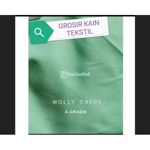 GROSIR KAIN WOLLY CREPE, gamis / tunik / fashion