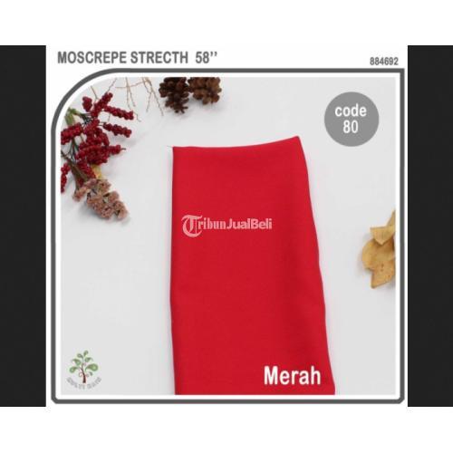 bahan kain moscrepe mosscrepe moscrep mos crepe woven gamis fashion