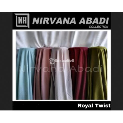 Kain Bahan Gamis Kain Royal Twist Kualitas Premium - Bandung Kota