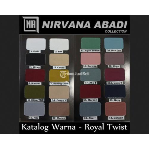 Kain Bahan Gamis Kain Royal Twist Kualitas Premium - Bandung Kota