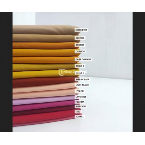 Pabrik Kain Mosscrepe / Moschino Per 1 yards Grosir