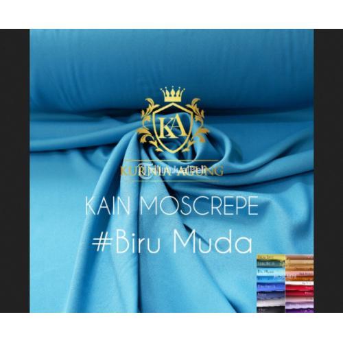 Pabrik Kain Moscrepe bahan Moscrepe Meteran Bahan Gamis Rok Dress Gaun