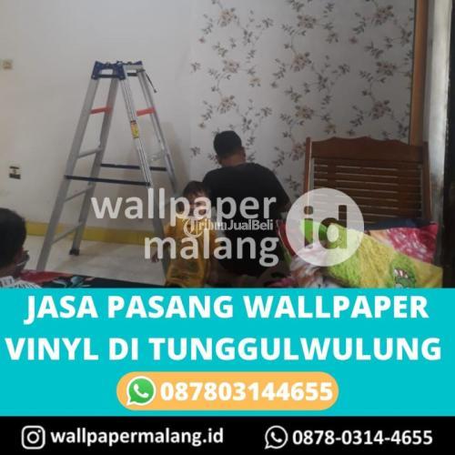 JASA PASANG WALLPAPER VINYL DI TUNGGULWULUNG