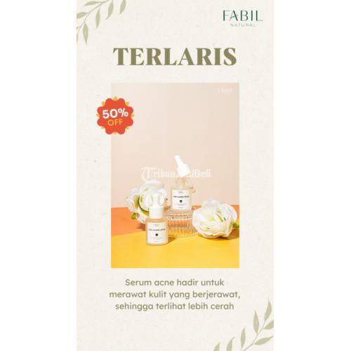Serum Calming Mencerahkan Wajah Fabil Natural - Bogor