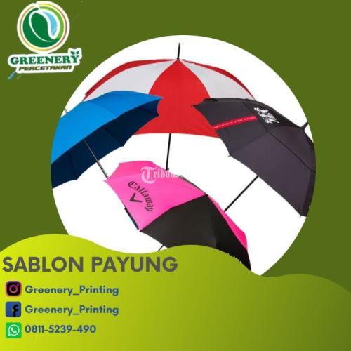 TERBAIK Cetak Sablon Payung Buntok Hub 0811 5239 490 WA