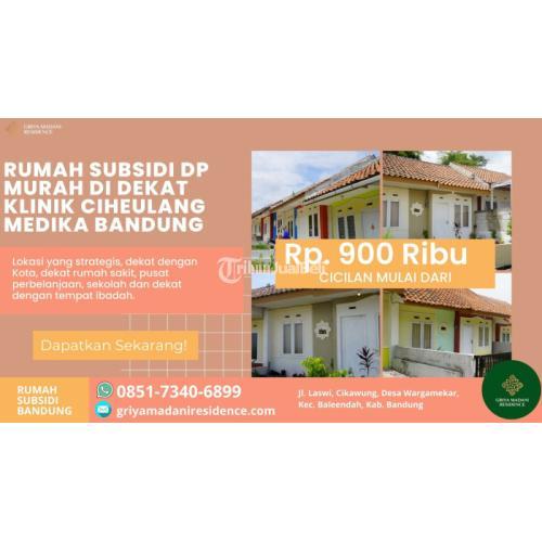 Rumah Subsidi Murah dengan DP Murah di Dekat Klinik Ciheulang Medika Bandung
