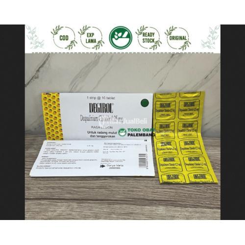 DEGIROL RASA LEMON RADANG MULUT TENGGOROKAN anti bakeri