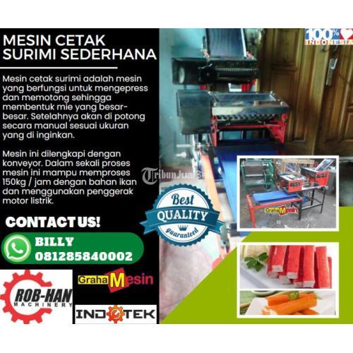 MESIN CETAK SURIMI SEDERHANA MALANG