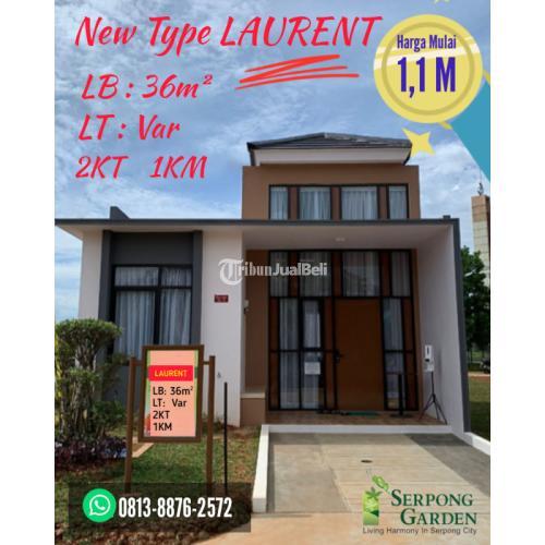 Rumah Murah 1 lantai nempel Stasiun BSD Serpong Cisauk