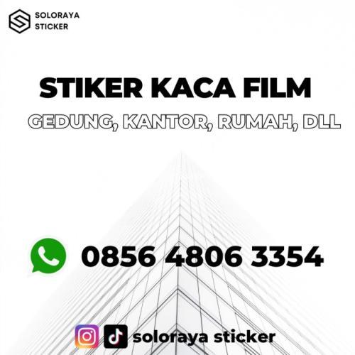 Kaca Film & Stiker Sandblast Colomadu