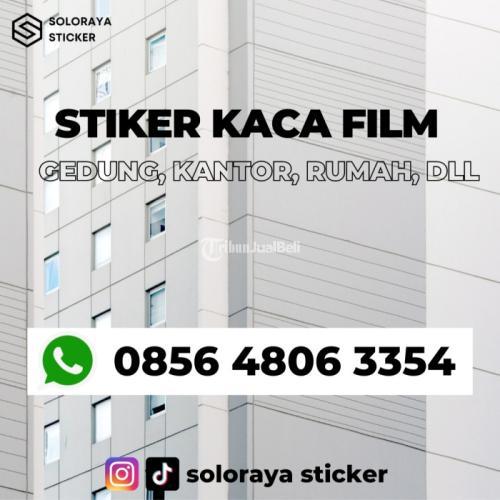 Kaca Film & Stiker Sandblast Colomadu