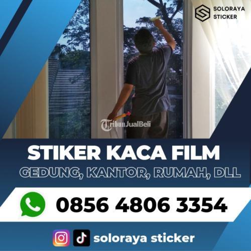 Kaca Film & Stiker Sandblast Colomadu