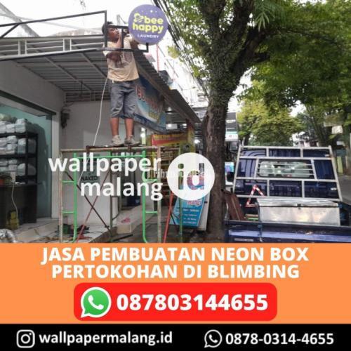 Jasa Pembuatan Neon Box Pertokoan di Blimbing - Malang
