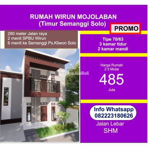 Rumah Baru Tipe 70/63 di Wirun Mojolaban - Sukoharjo