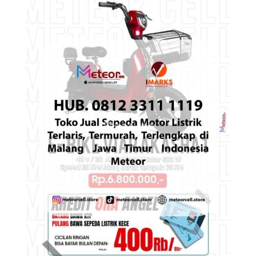 Sepeda Listrik Termurah di Malang Jawa Timur Meteor E-Bike - Malang Kota