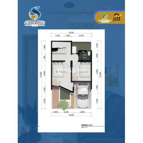 Rumah Minimalis Plus Rooftop 2 Lantai Harga Dibawah 1m Daerah Dago Bandung