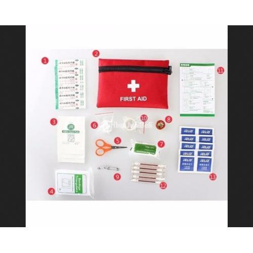 Kotak P3K 13in1 Travel First Aid Kit Bag Tas Obat P3K 13 in 1 Darurat