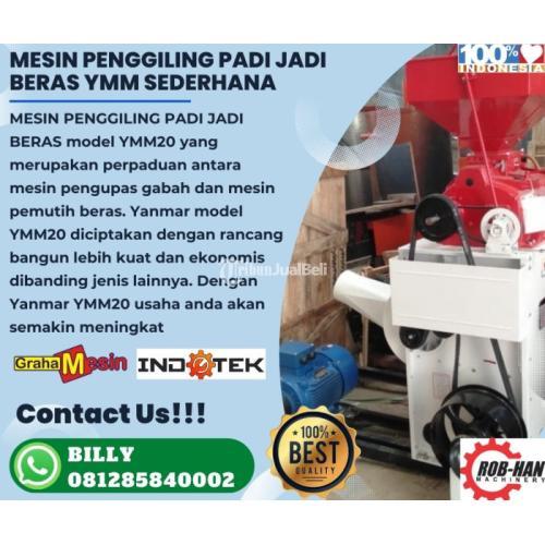 MESIN PENGGILING PADI BERAS YMM SEDERHANA MALANG