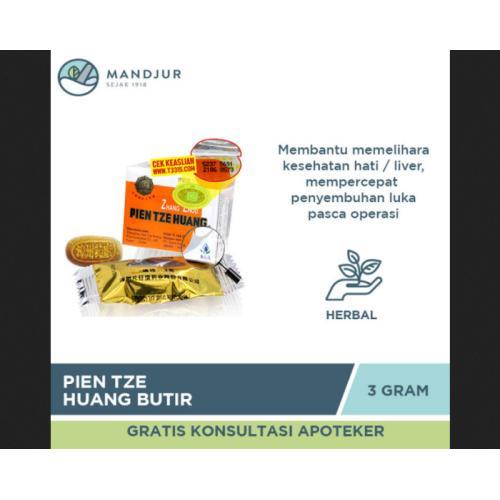 Pien Tze Huang Dus Kecil - Obat Penyembuhan Luka Pasca Operasi - Tumbuk 6 Kapsul