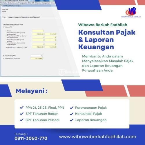 Jasa Pelaporan Pelaporan SPT Tahunan Pribadi Sidoarjo